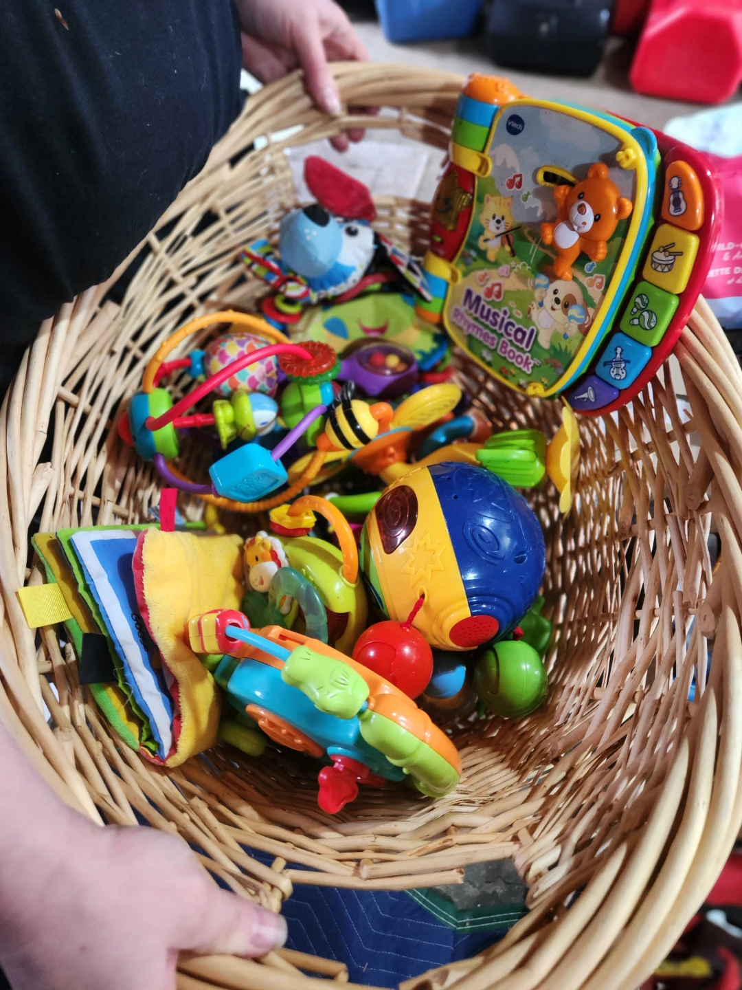 Basket of Baby & Kids Toys