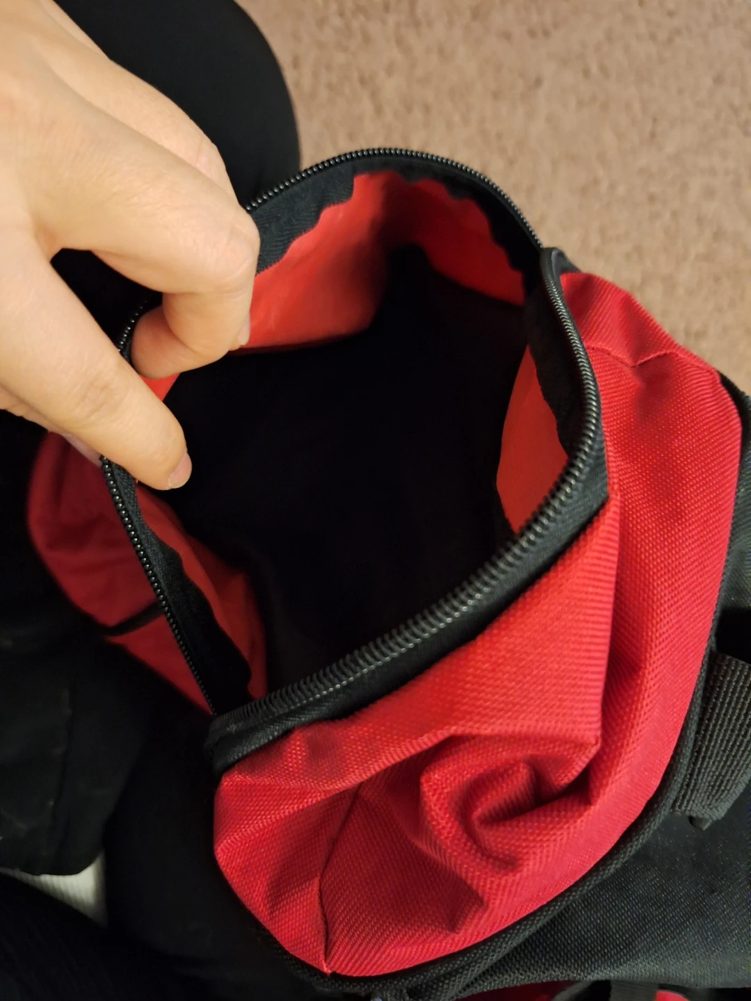 GoodLife Fitness Gym Bag - Red and Black - photo 4