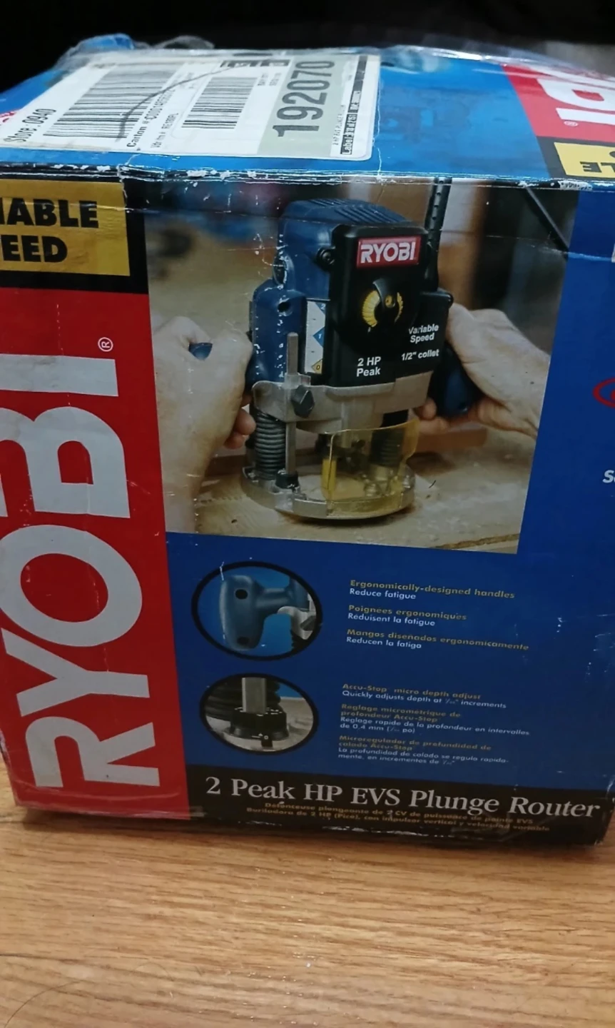 Ryobi 2 Peak HP EVS Plunge Router RE180PL1 - photo 3