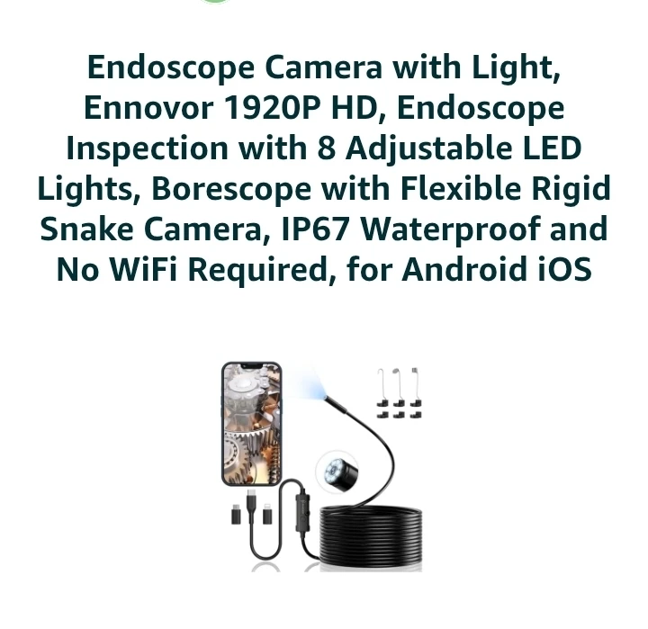 ENNOVO Industrial Endoscope - New in Box - photo 2