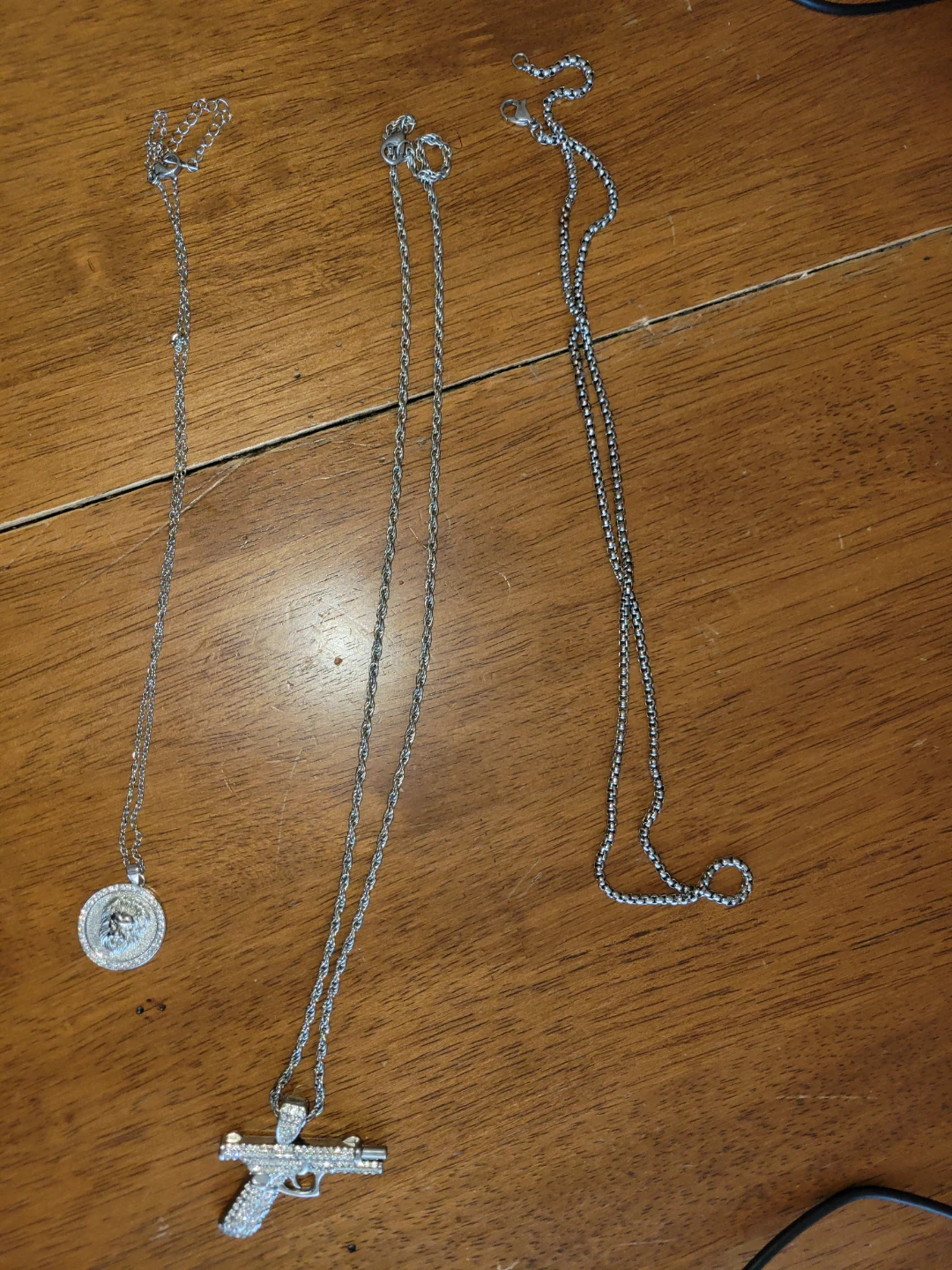 Assorted Silver Necklaces