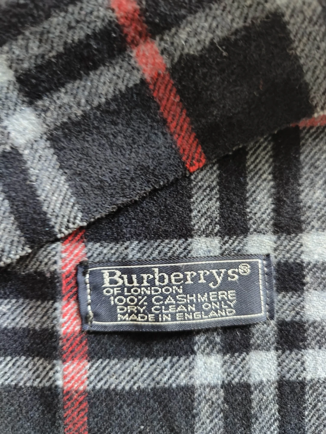 Burberrys of London 100% Blue Cashmere Scarf - photo 2