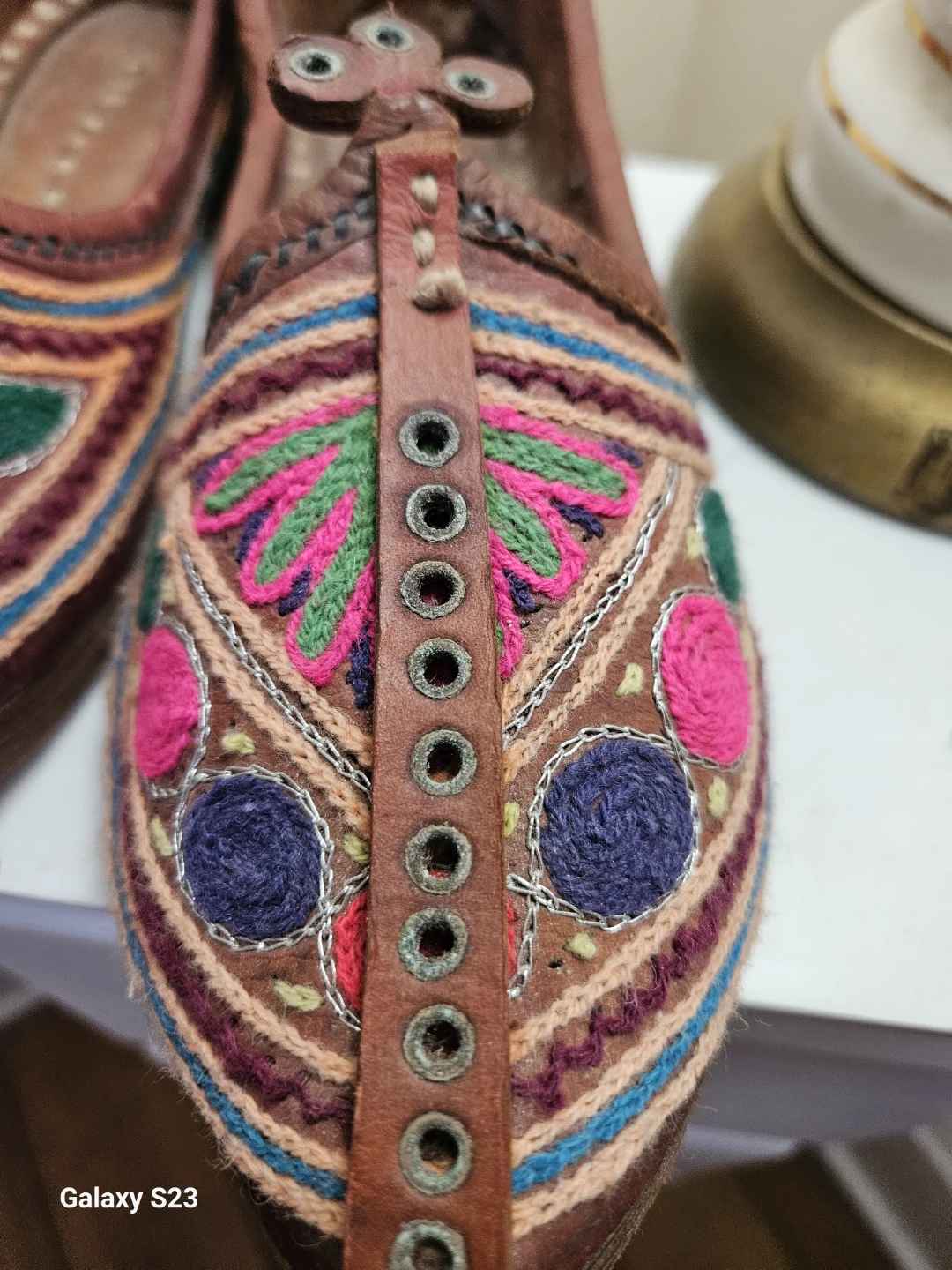 Handmade Leather Ethnic Shoes - photo 2