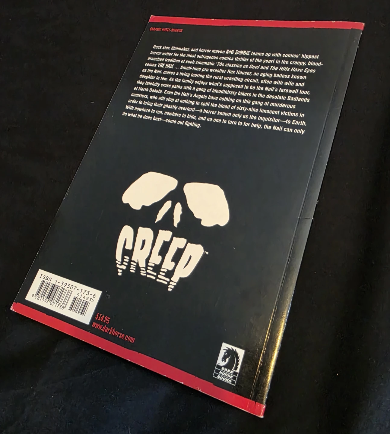 The Nail 2005 1st Edition Graphic Novel Rob Zombie Steve Niles - photo 2