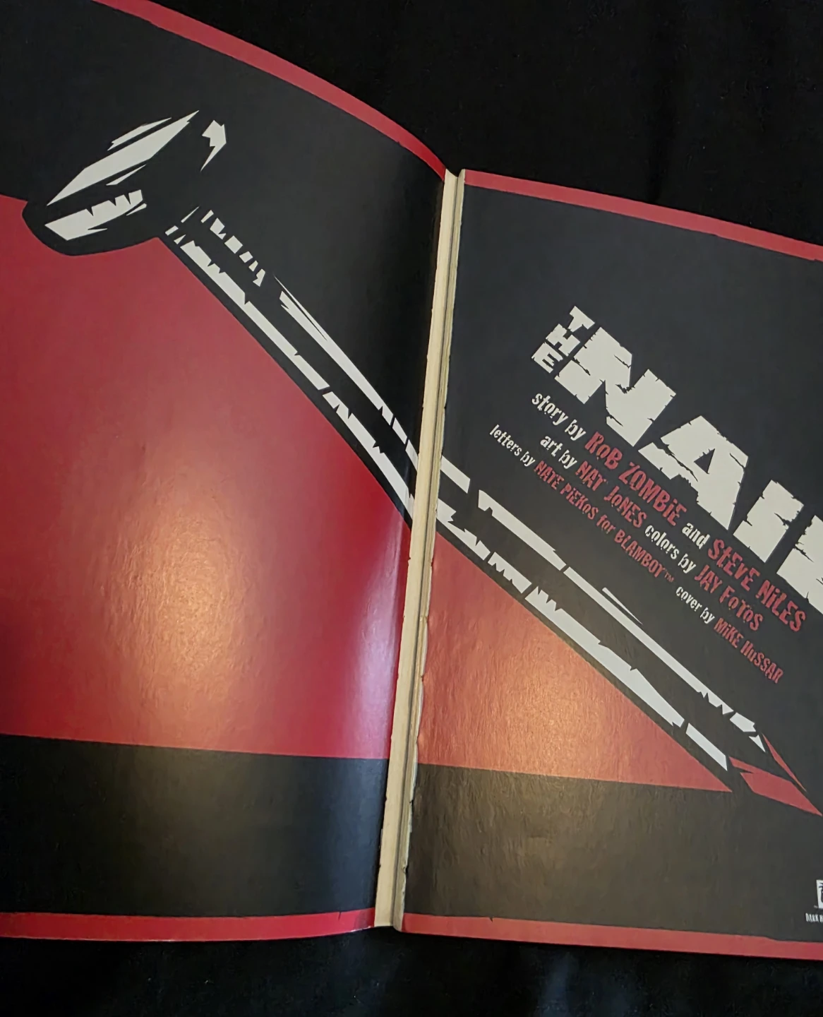 The Nail 2005 1st Edition Graphic Novel Rob Zombie Steve Niles - photo 5