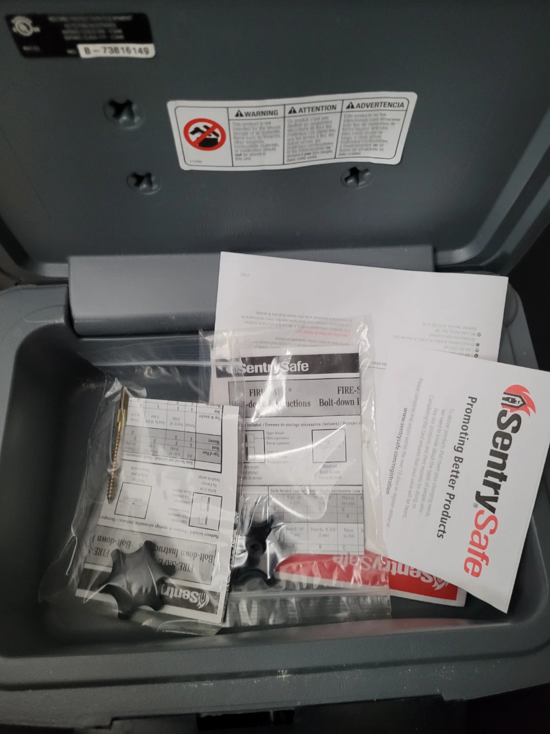 SentrySafe Fire-Safe Box - photo 3