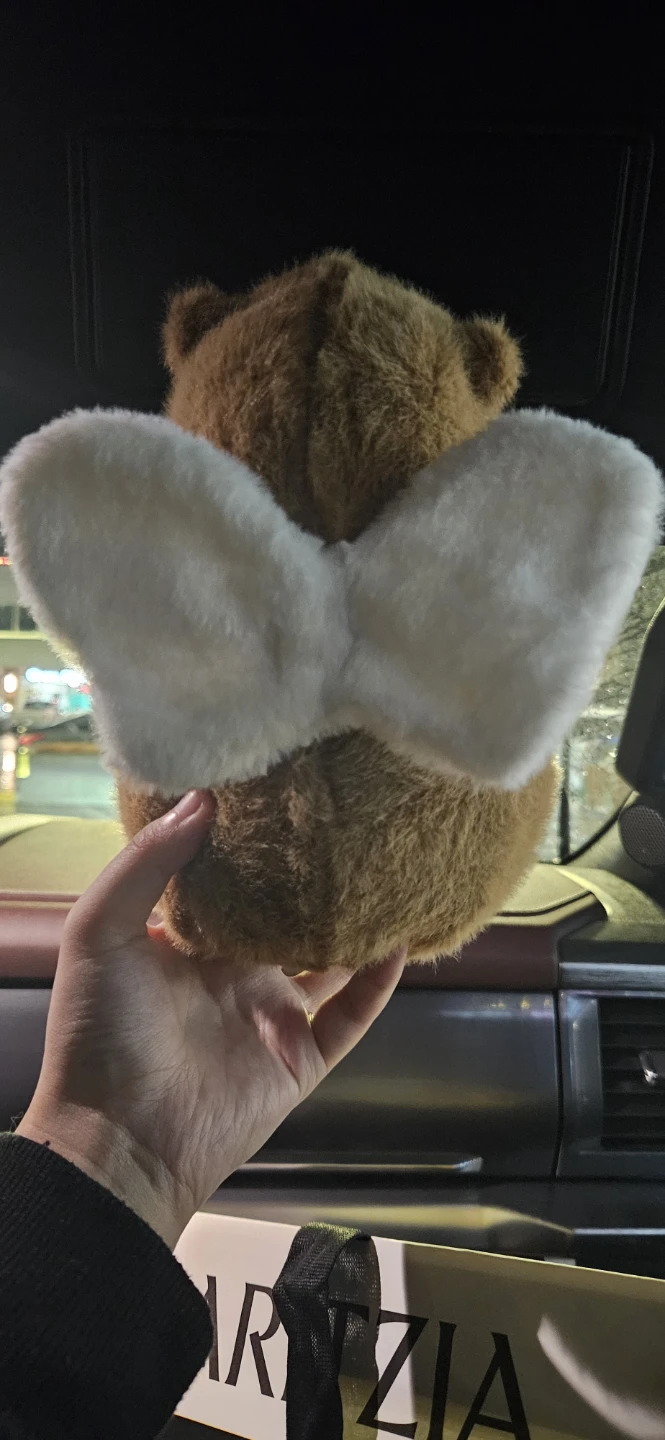 Cute Plush Angel capybara with Heart - photo 3