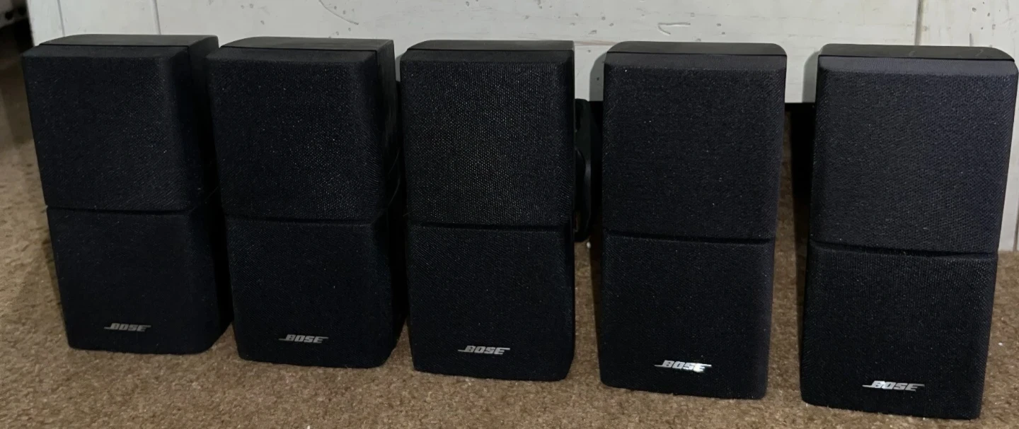 Bose Double Cube Speakers + JBL Powered Subwoofer