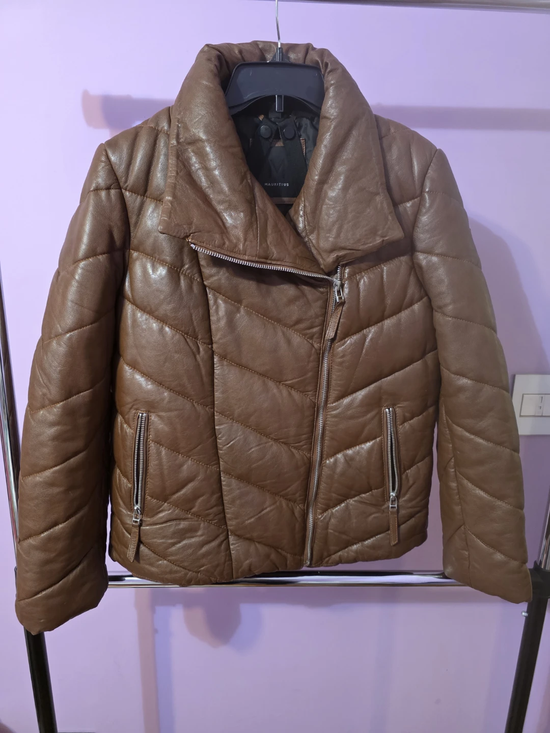 Mauritius Leather Jacket - Women's XL fits like M