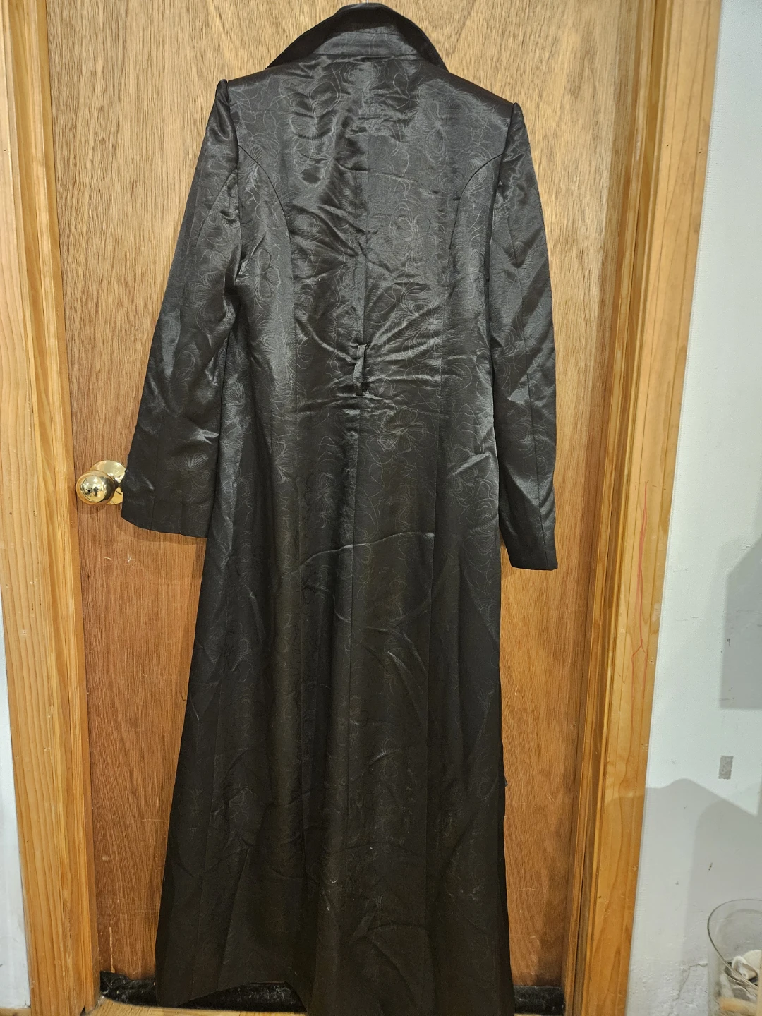 Shefoun Black Trench Coat - Size 40 - photo 5