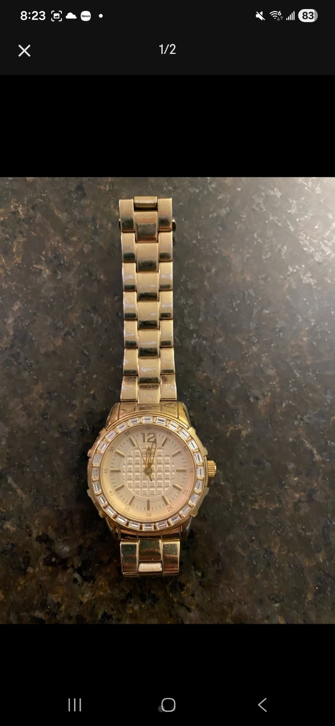 Gold Guess Watch
