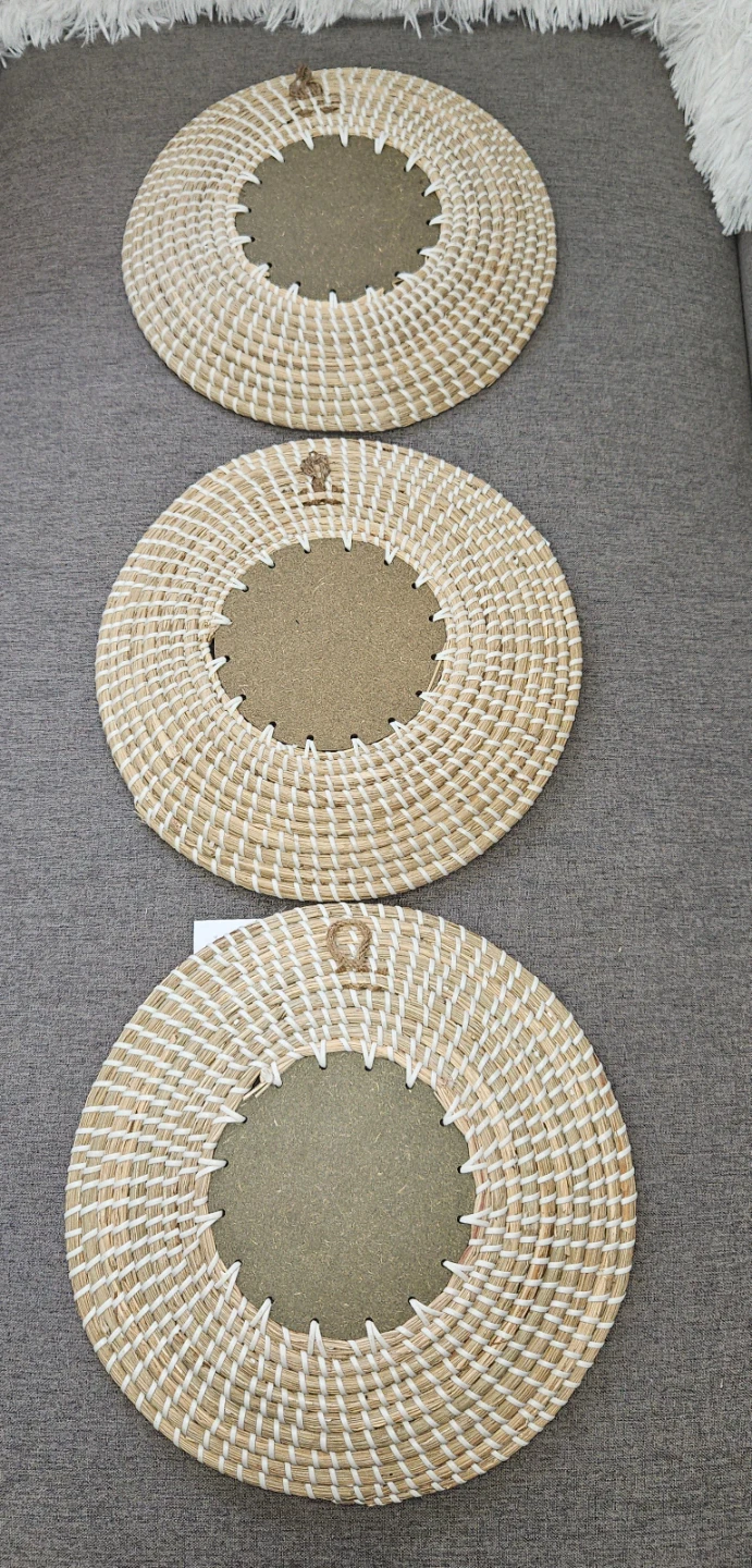 Woven Decorative Wall Baskets (Set of 3) - photo 2