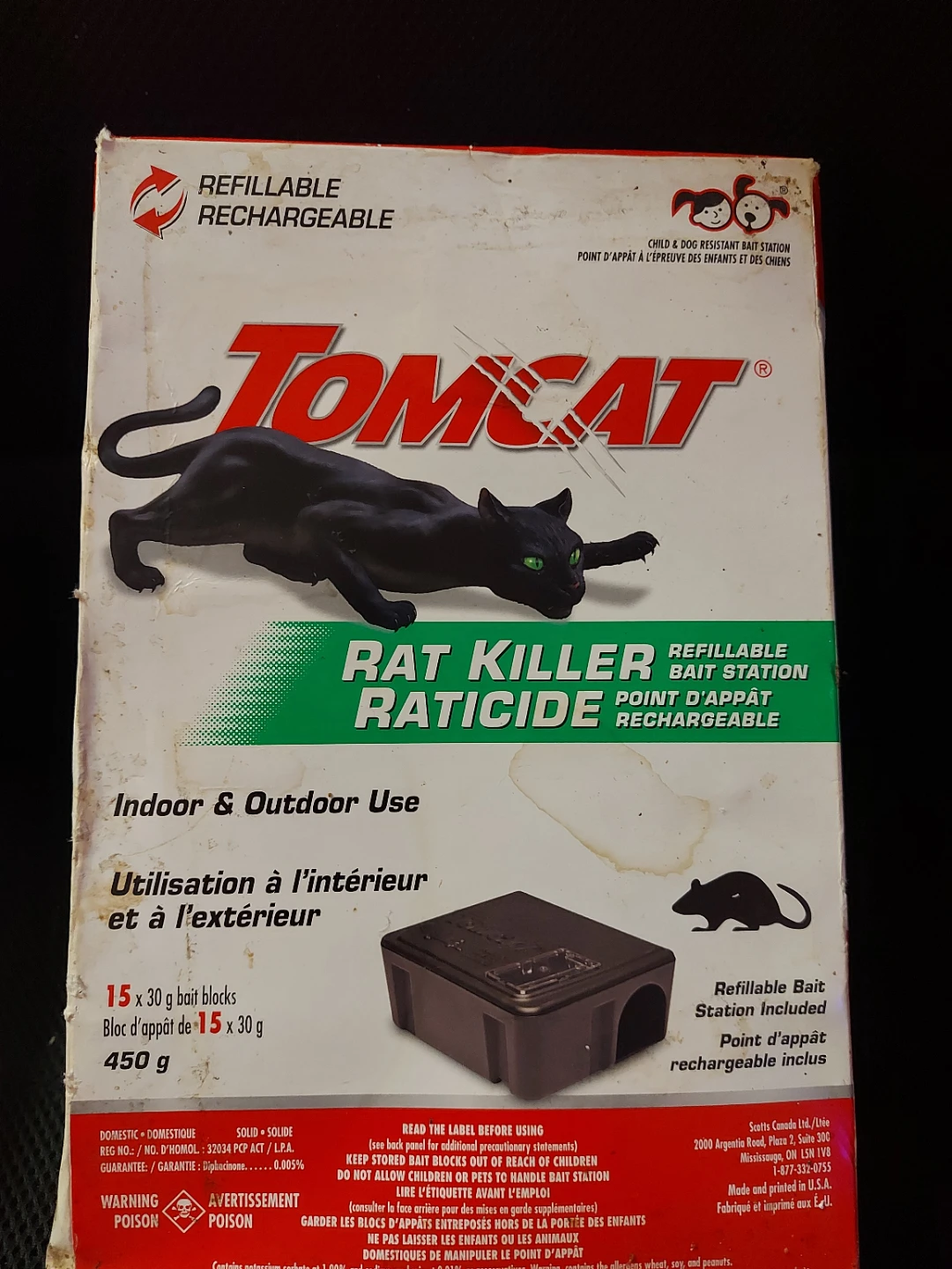 Tomcat Rat Killer Refillable Bait Station