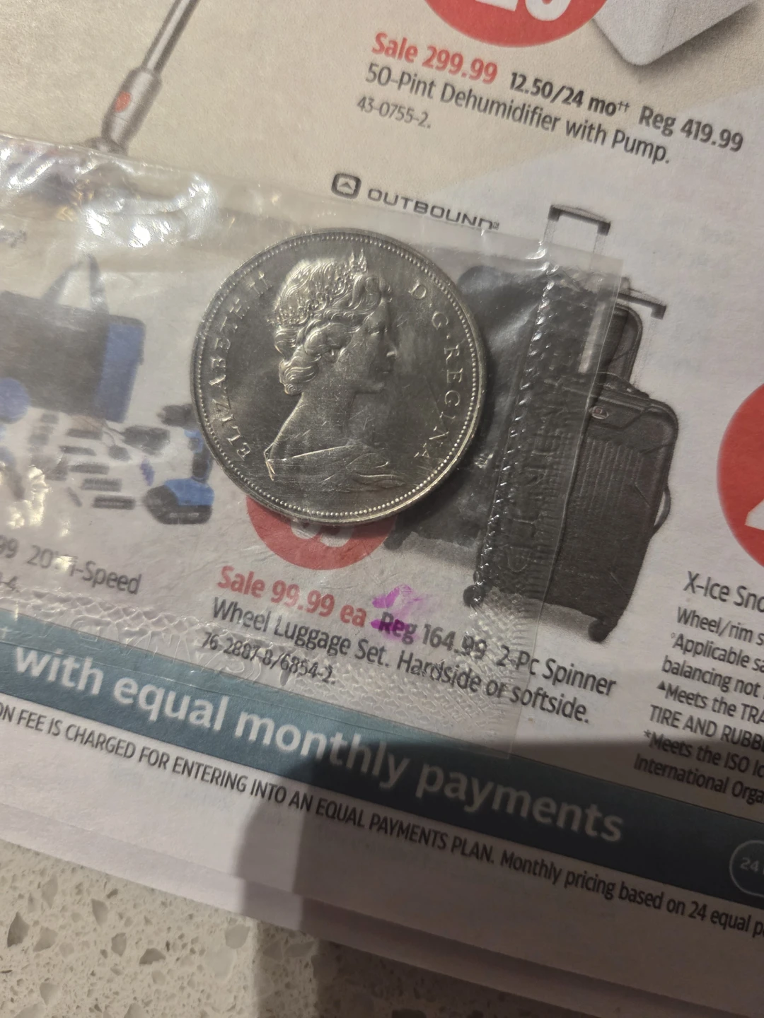 1968 Canadian Dollar Coin - photo 2