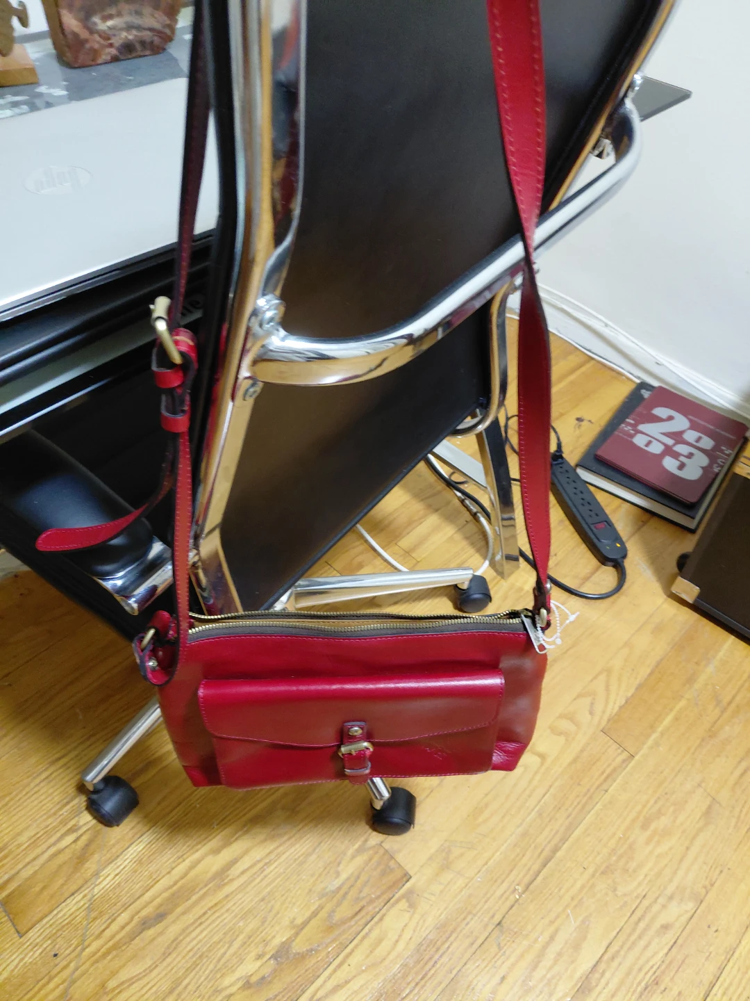 Burgundy bag by Patricia Nash