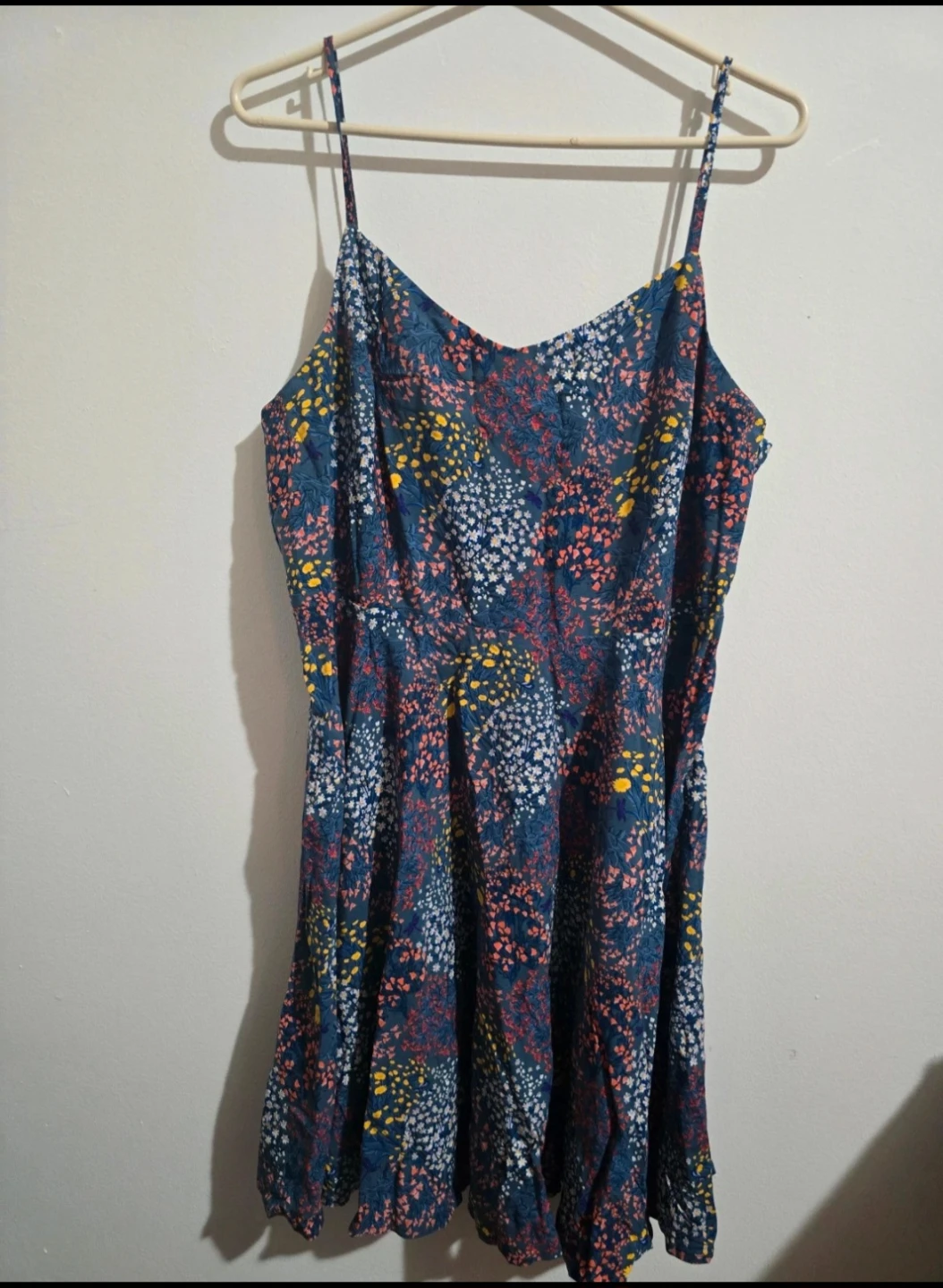 NWT Old Navy Blue Floral Cami Sundress XL new with tags - photo 4