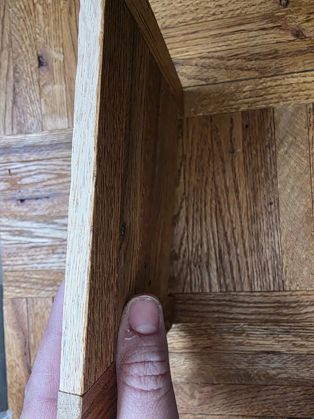 Oak Parquet Flooring Tiles 6 bars - photo 3