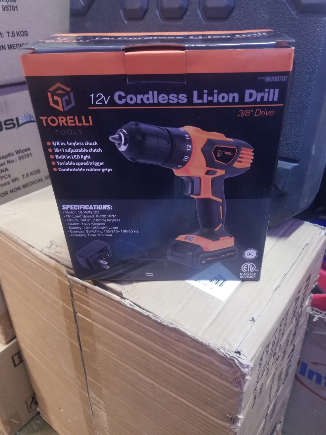 Torelli 12V Cordless Li-ion Drill 3/8" Drive - New - photo 2