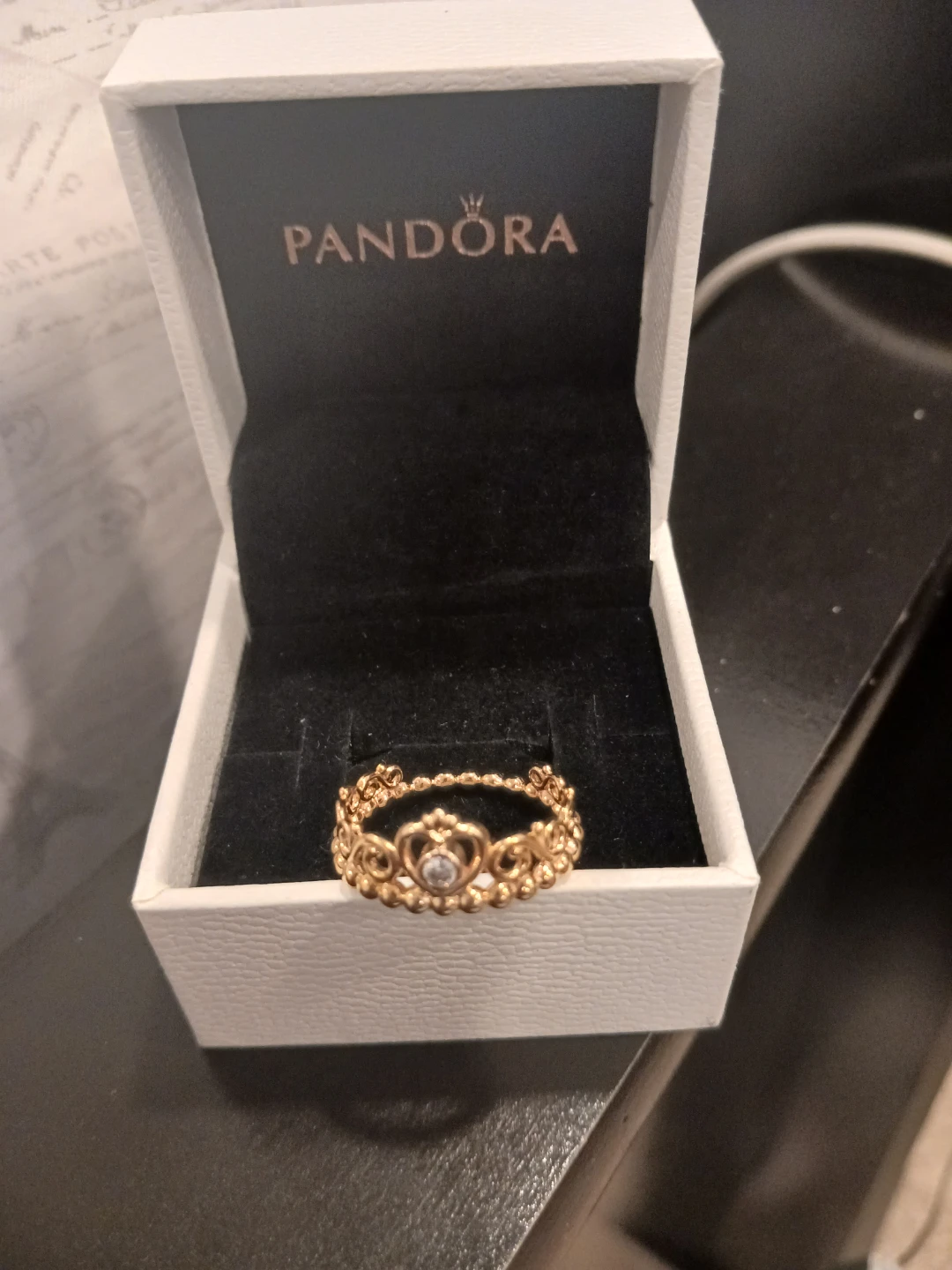 Pandora Tiara  Ring with Clear Stone - photo 2