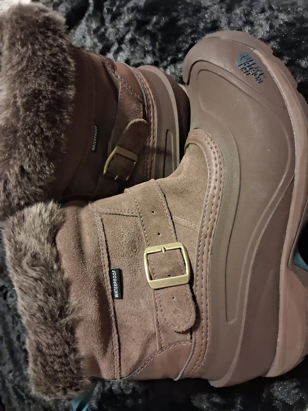 The North Face Brown Waterproof Winter Boots