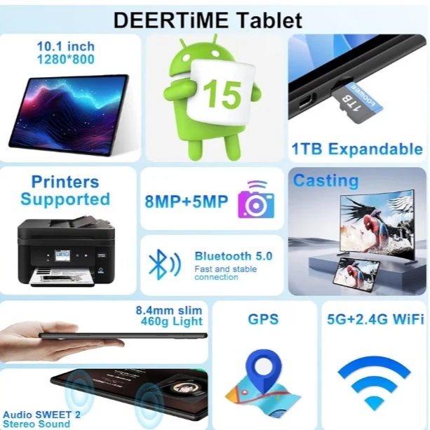 DEERTIME Tablet 10.1 inch, 30GB RAM+64GB ROM - photo 4