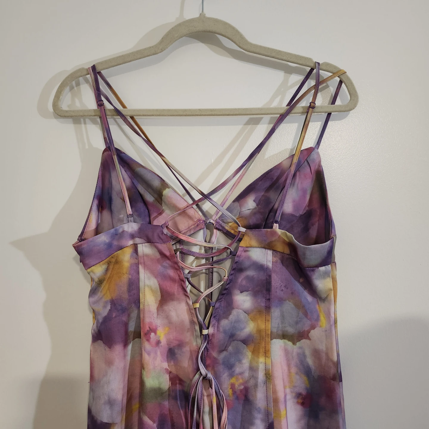Floral Dress - Purple, Yellow, White - photo 3