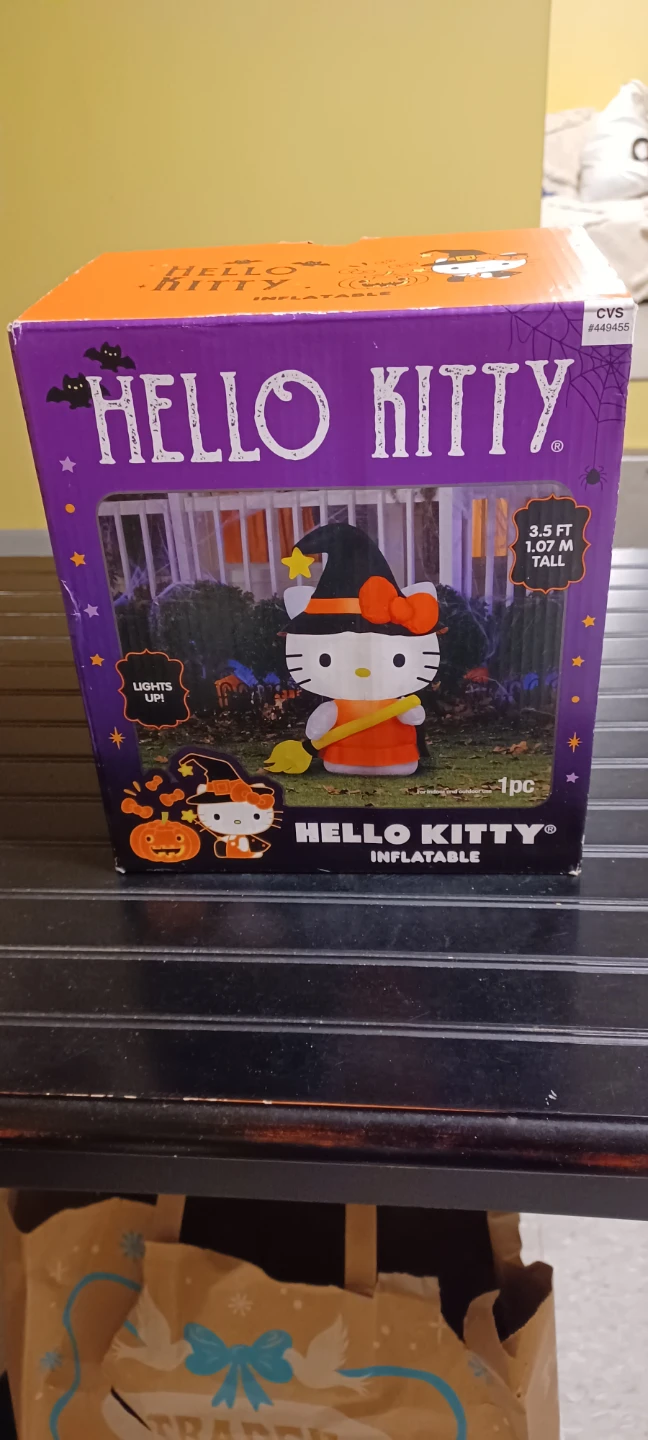 Hello Kitty Halloween Inflatable, 3.5ft Tall - photo 2