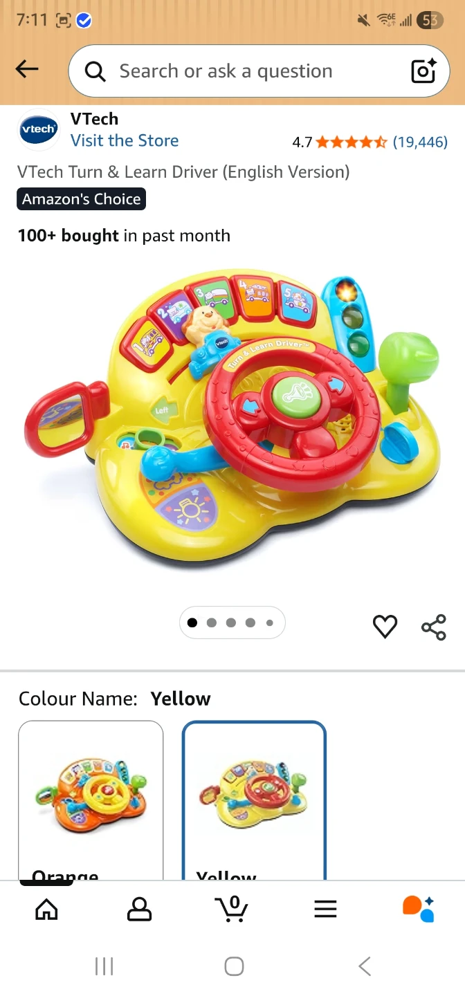 VTech Turn & Learn Driver Toy - photo 2