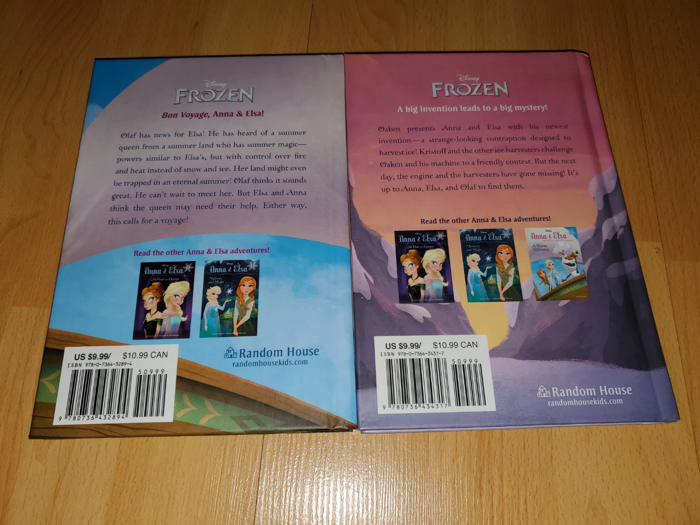 ($3 each) Disney Frozen Anna & Elsa Chapter Books - photo 3