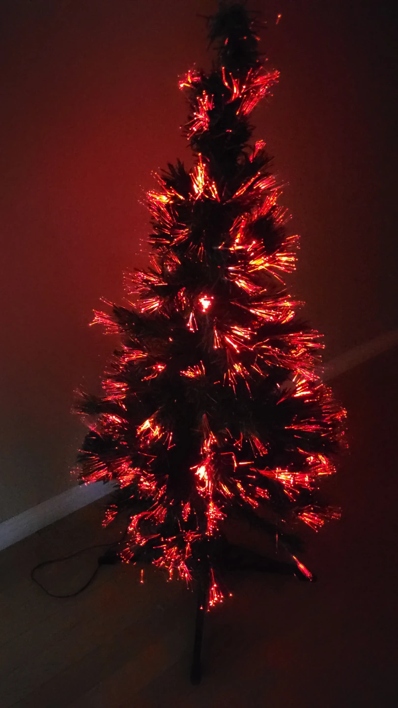 🎉 Prelit 4 Ft Full Natural Looking Fiber Optic Tree - photo 2