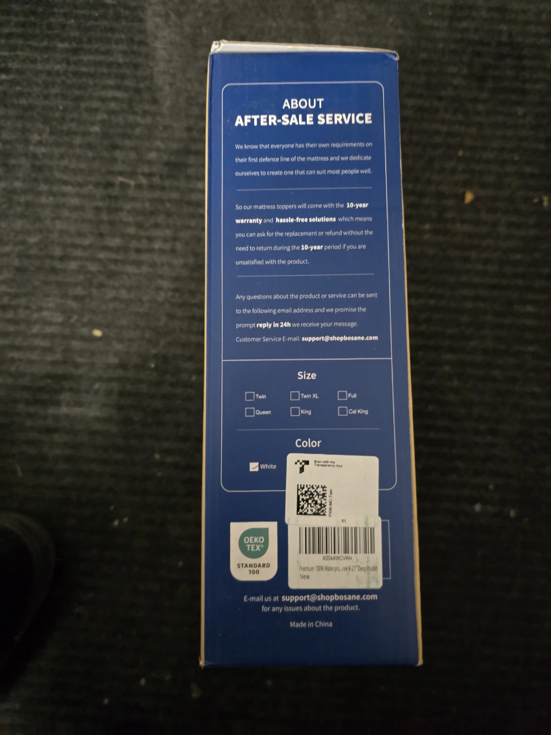 New TWIN Bosane Waterproof Mattress Protector - photo 2