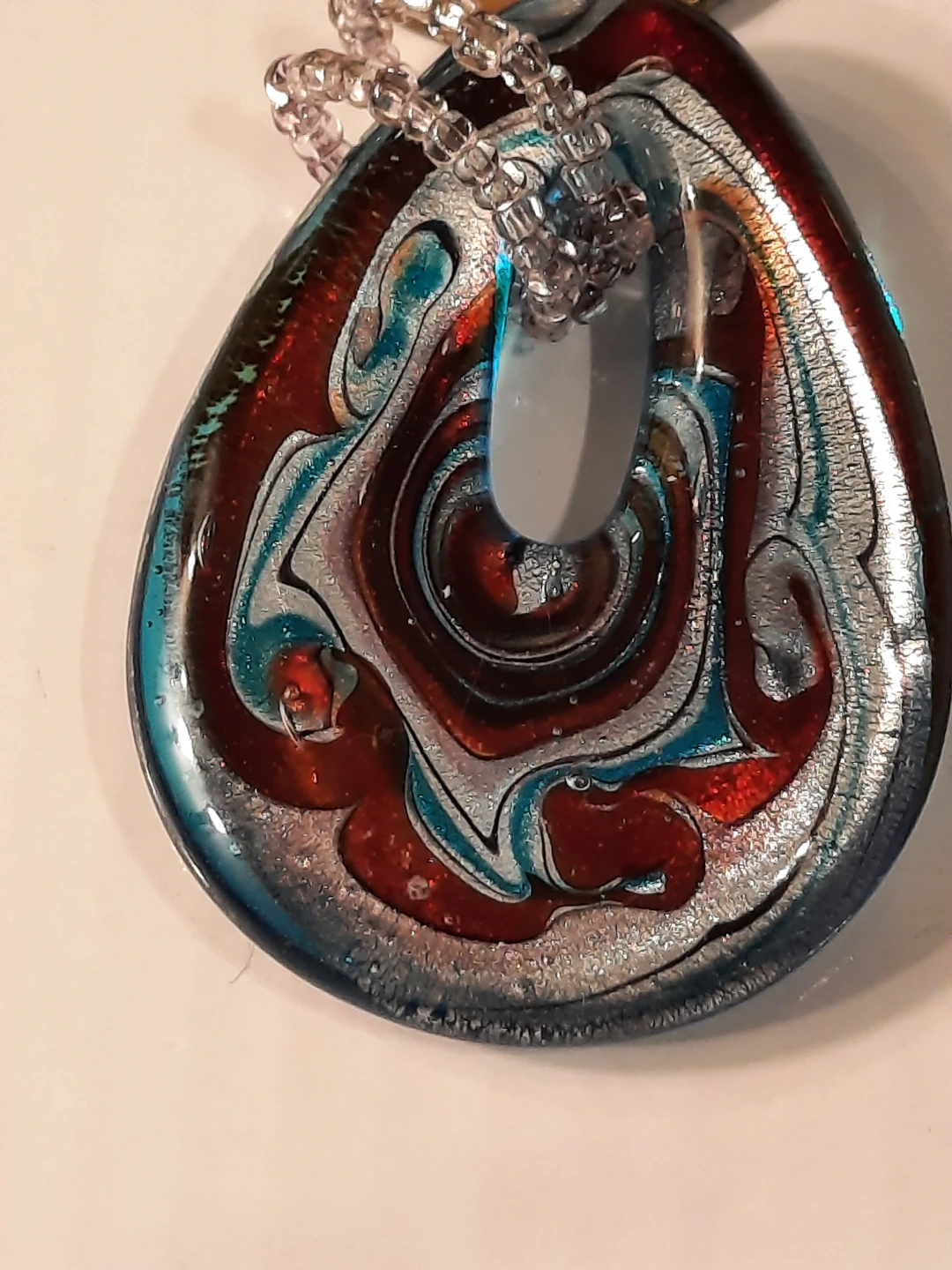 Set of 4 Glass Pendants - photo 3
