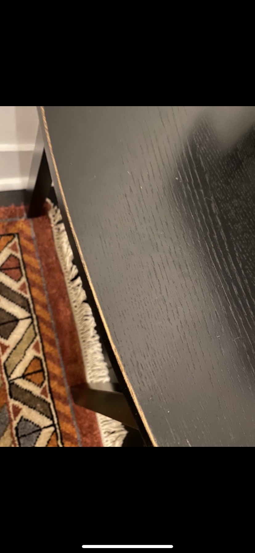 IKEA Black Wood Chair - photo 5