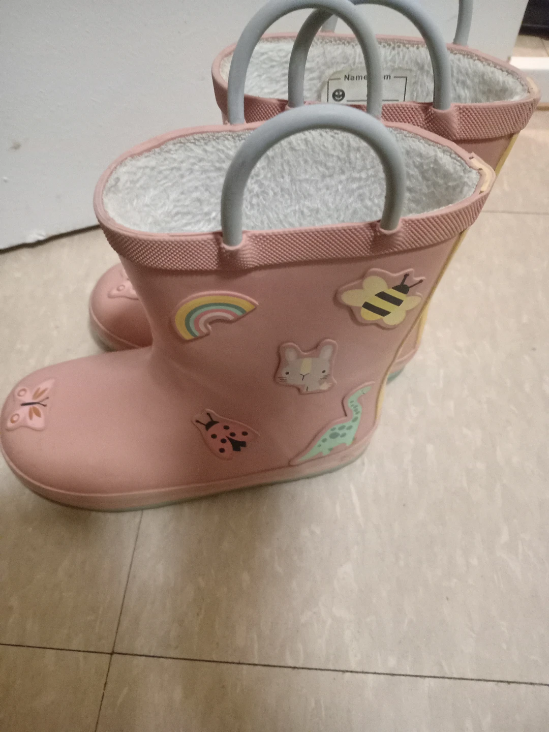 Pink Rain Boots - toddler Size 10 💛