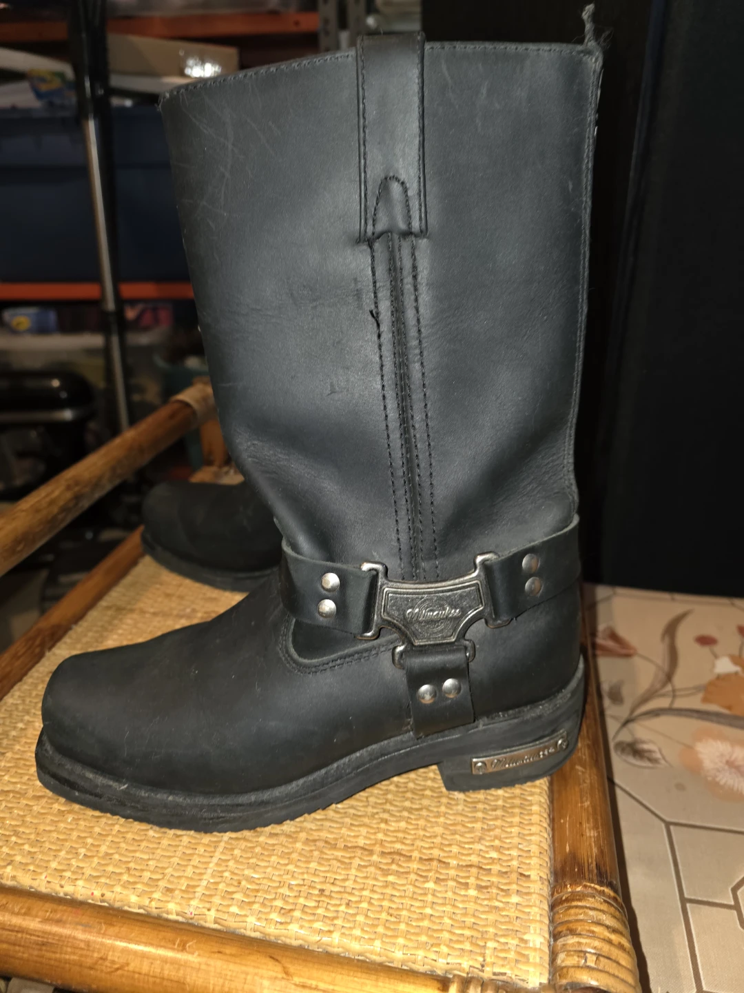 Milwaukee Leather MB210 Black Boots - Size 7.5