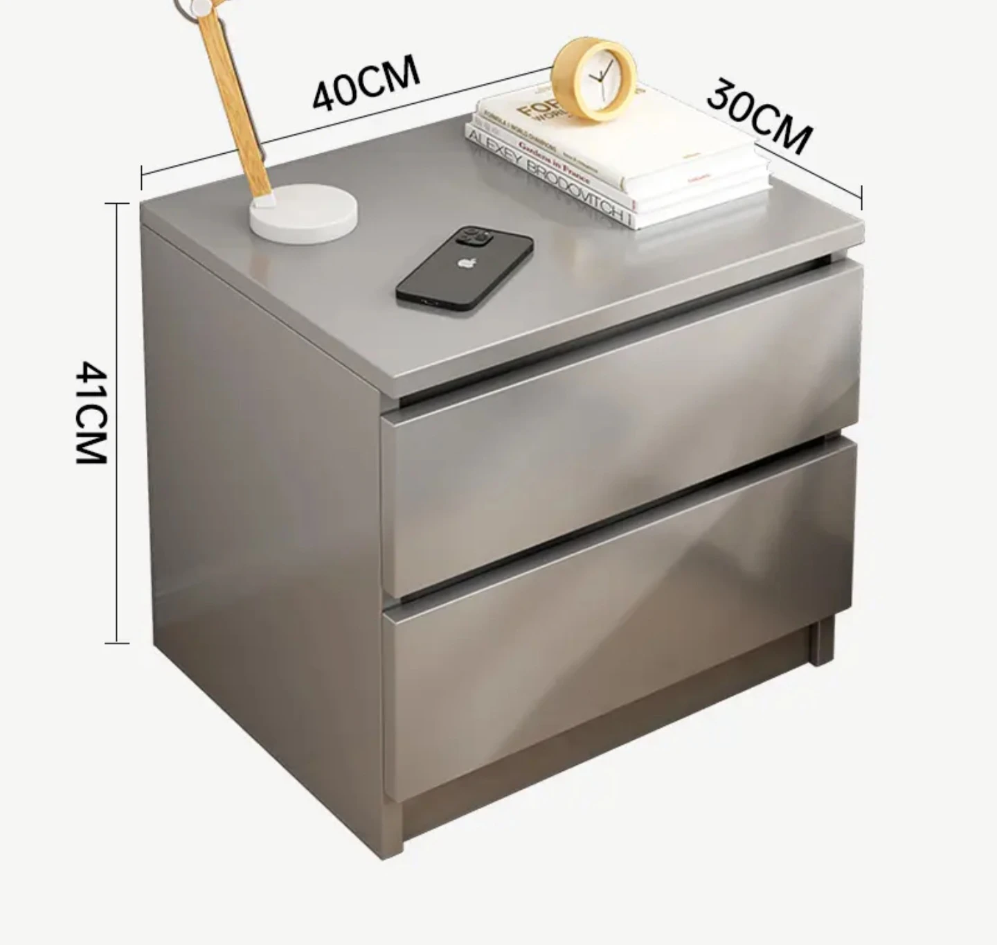 ✨ Modern Nightstand with 2 Drawers ✨ - photo 4