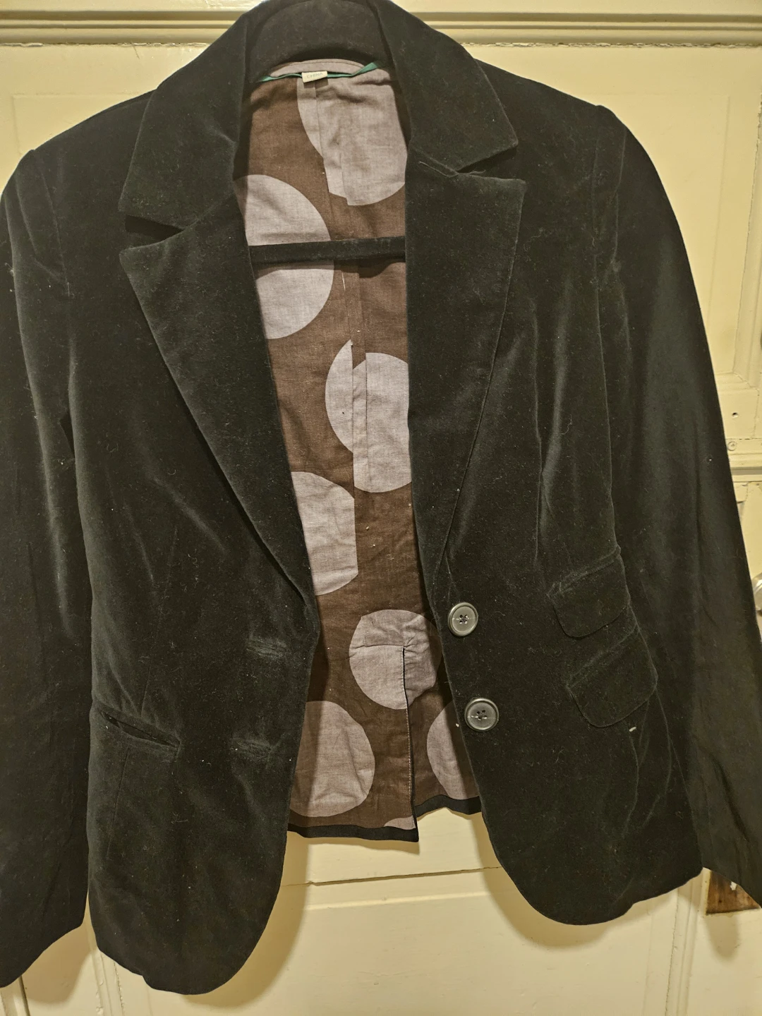 Boden Black Velvet Blazer and Pants Suit - photo 5