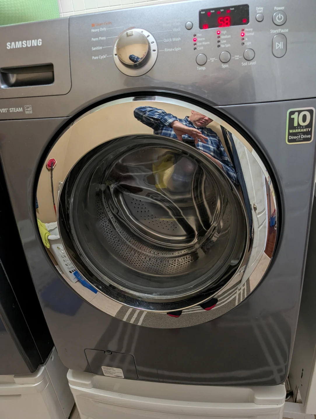 Samsung Front Load Washing Machine and Dryer Set - photo 3