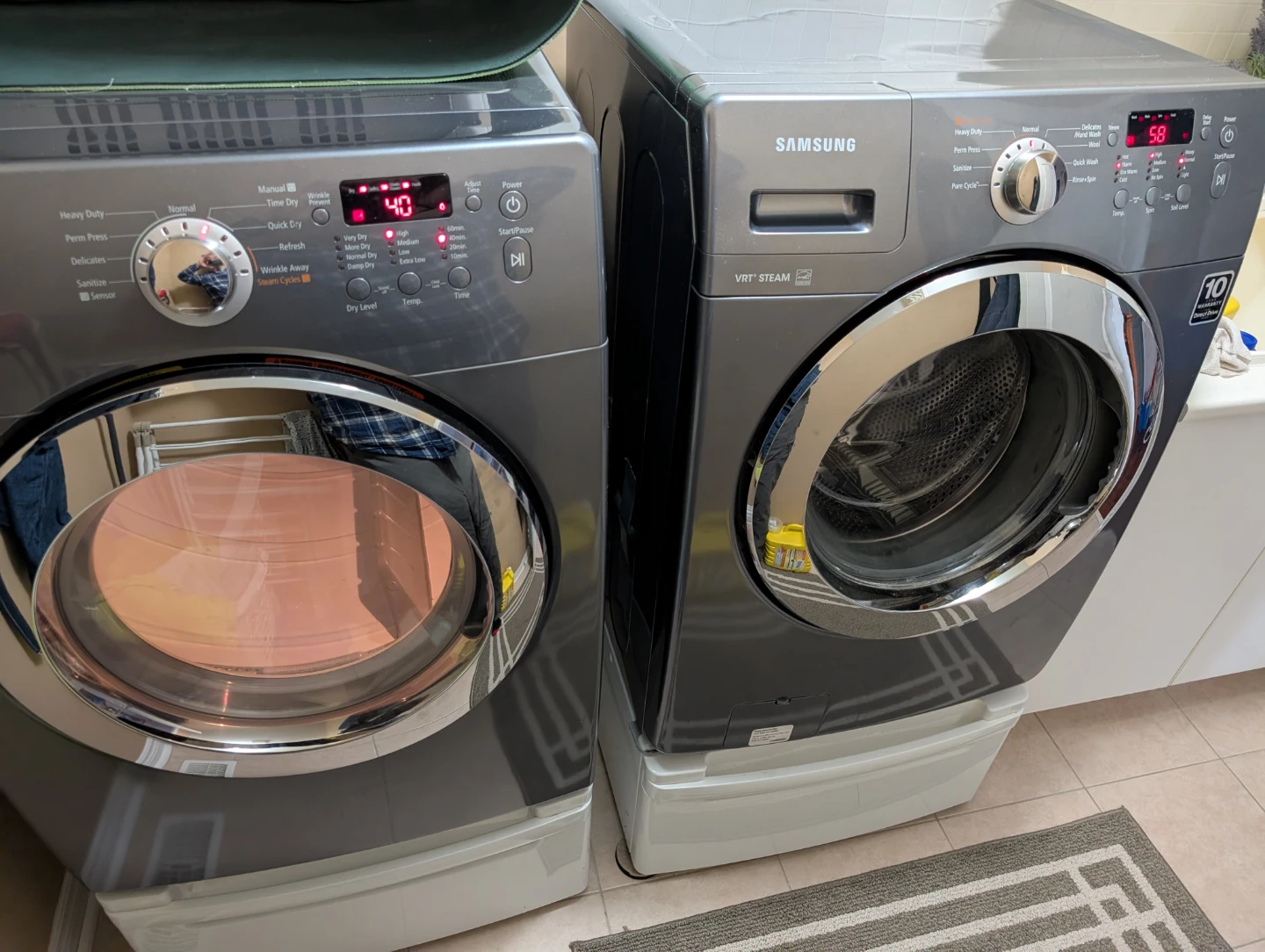 Samsung Front Load Washing Machine and Dryer Set - photo 4