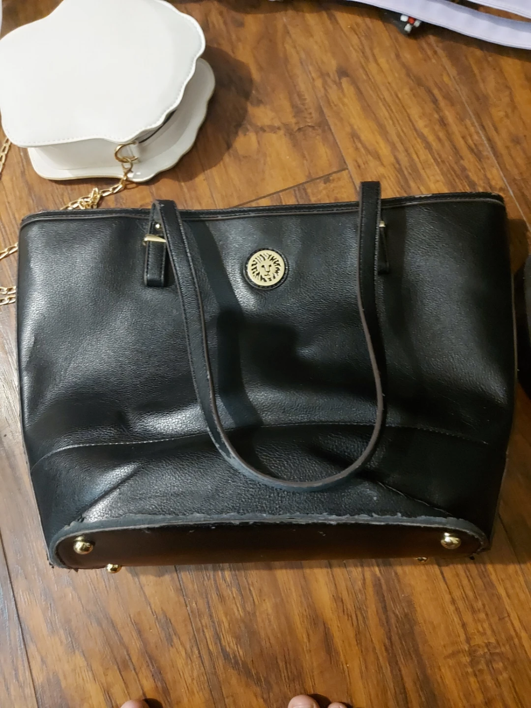 Anne Klein Black Tote Bag