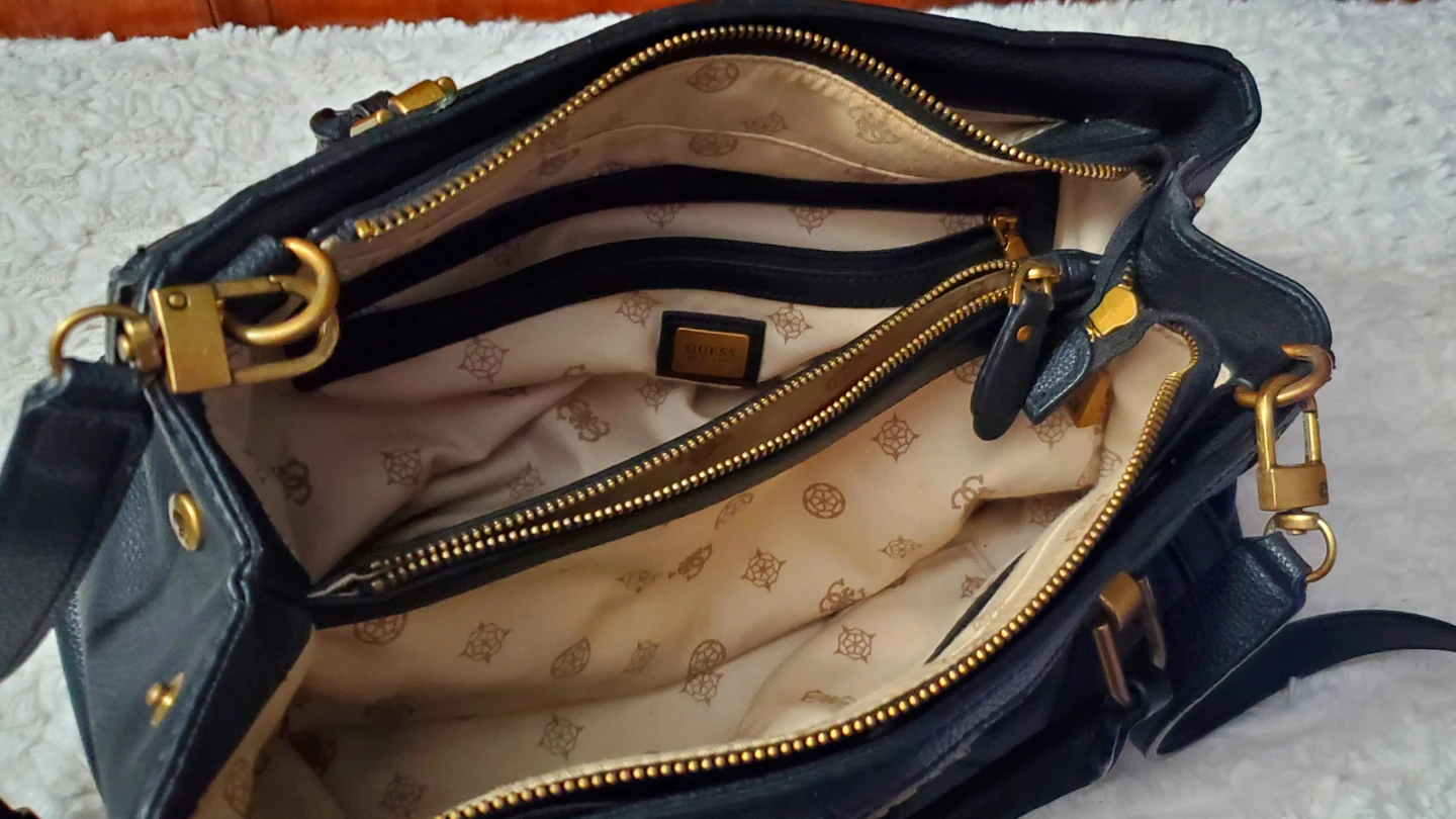 Guess Quilted Satchel Crossbody Handbag - photo 2