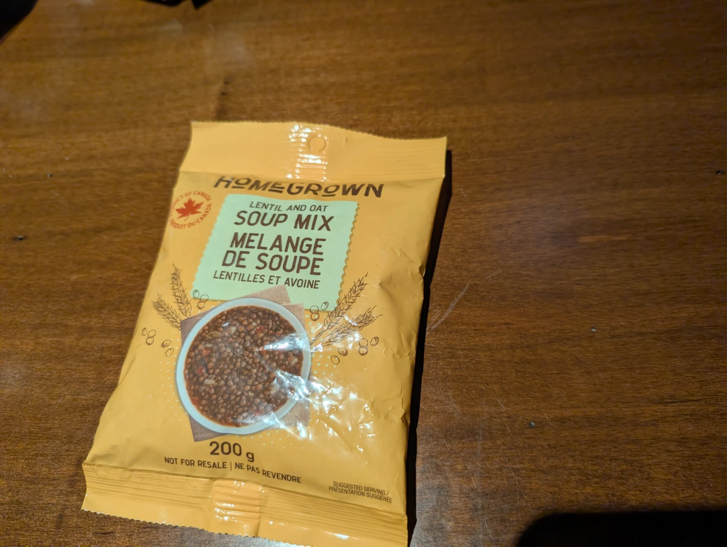 Homegrown Lentil and Oat Soup Mix - 200g - photo 2