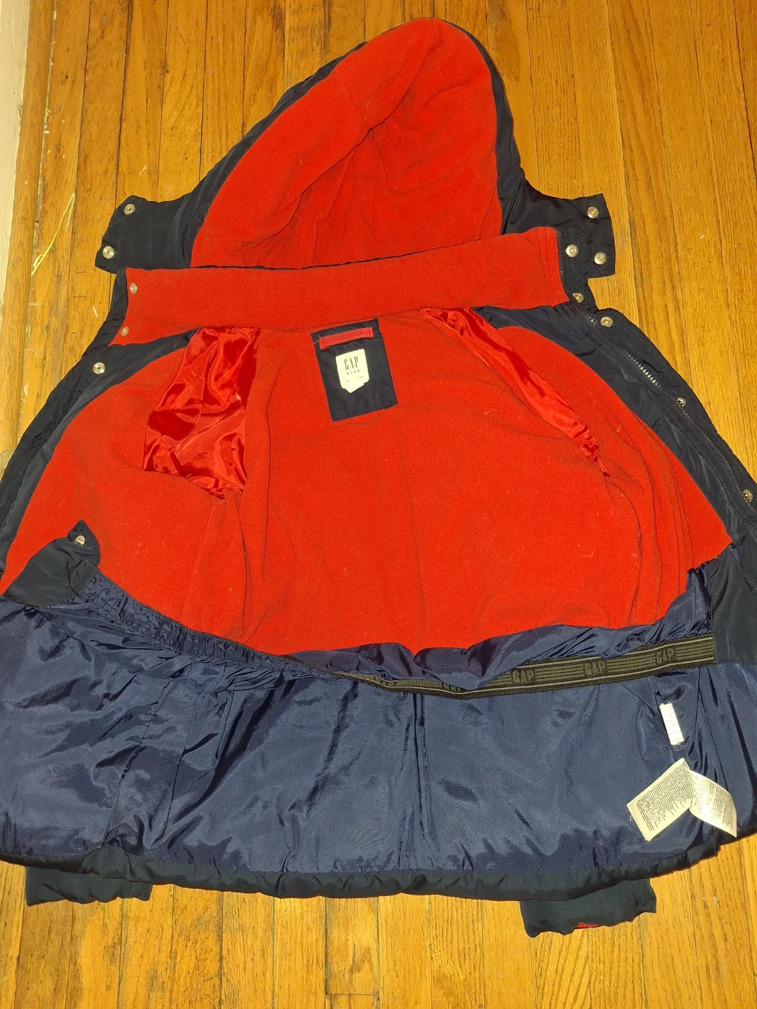 GAP Kids Navy Blue Puffer Jacket - photo 2
