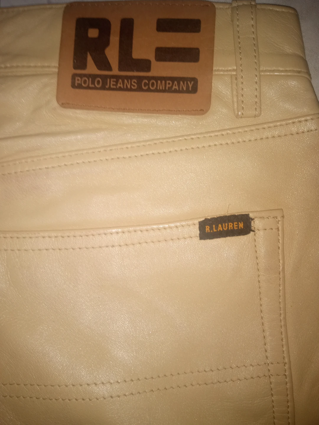 Super Rare"Polo Jeans Company R.Lauren Leather Size 36 - photo 5
