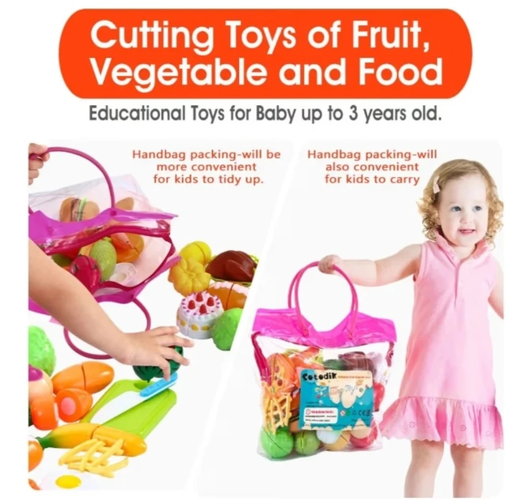 32pcs Cutting Food Toys Set with Handbag - photo 4
