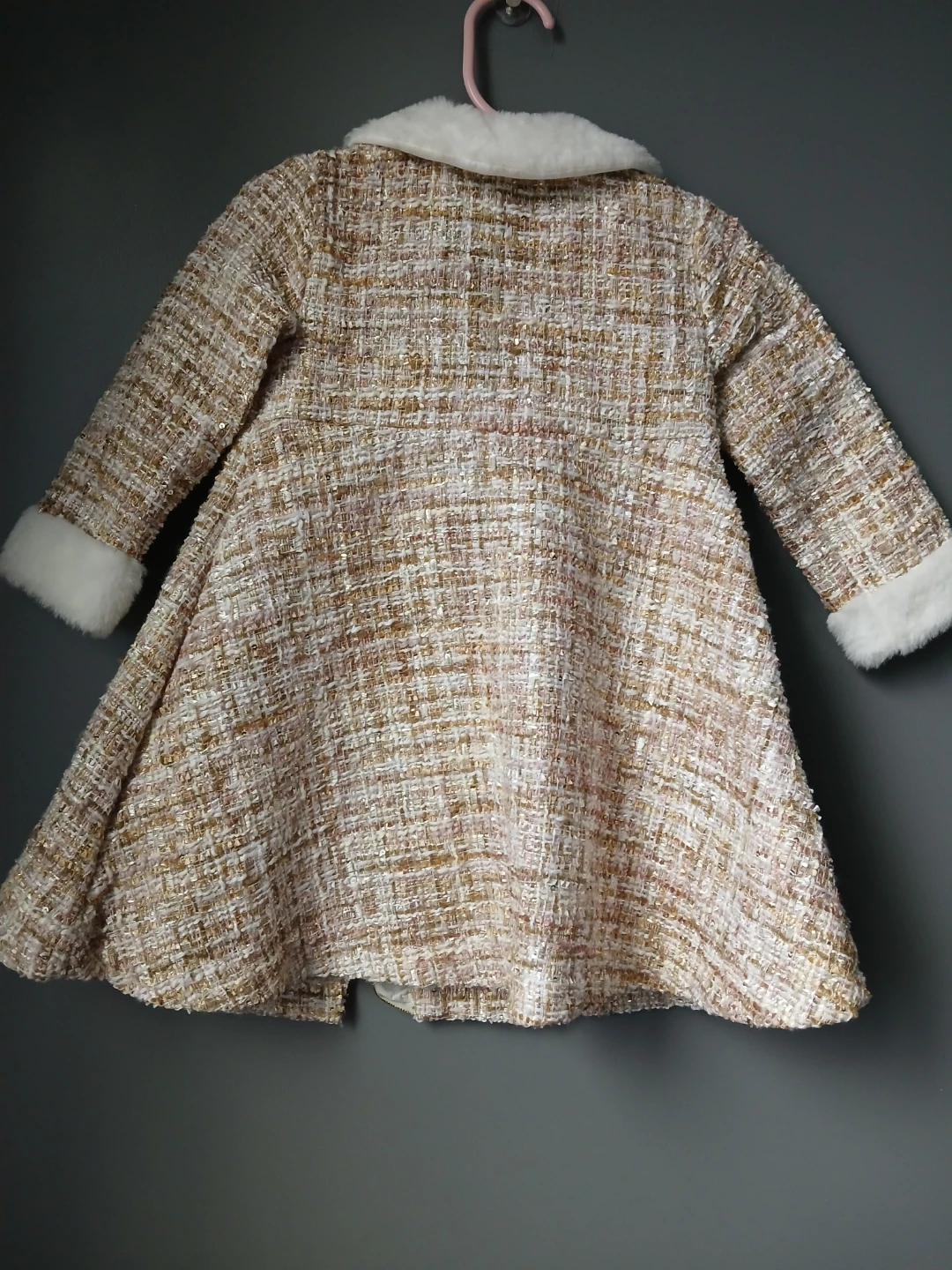 BLUEBERI boulevard Girls Tweed Coat - Size 2T - photo 3