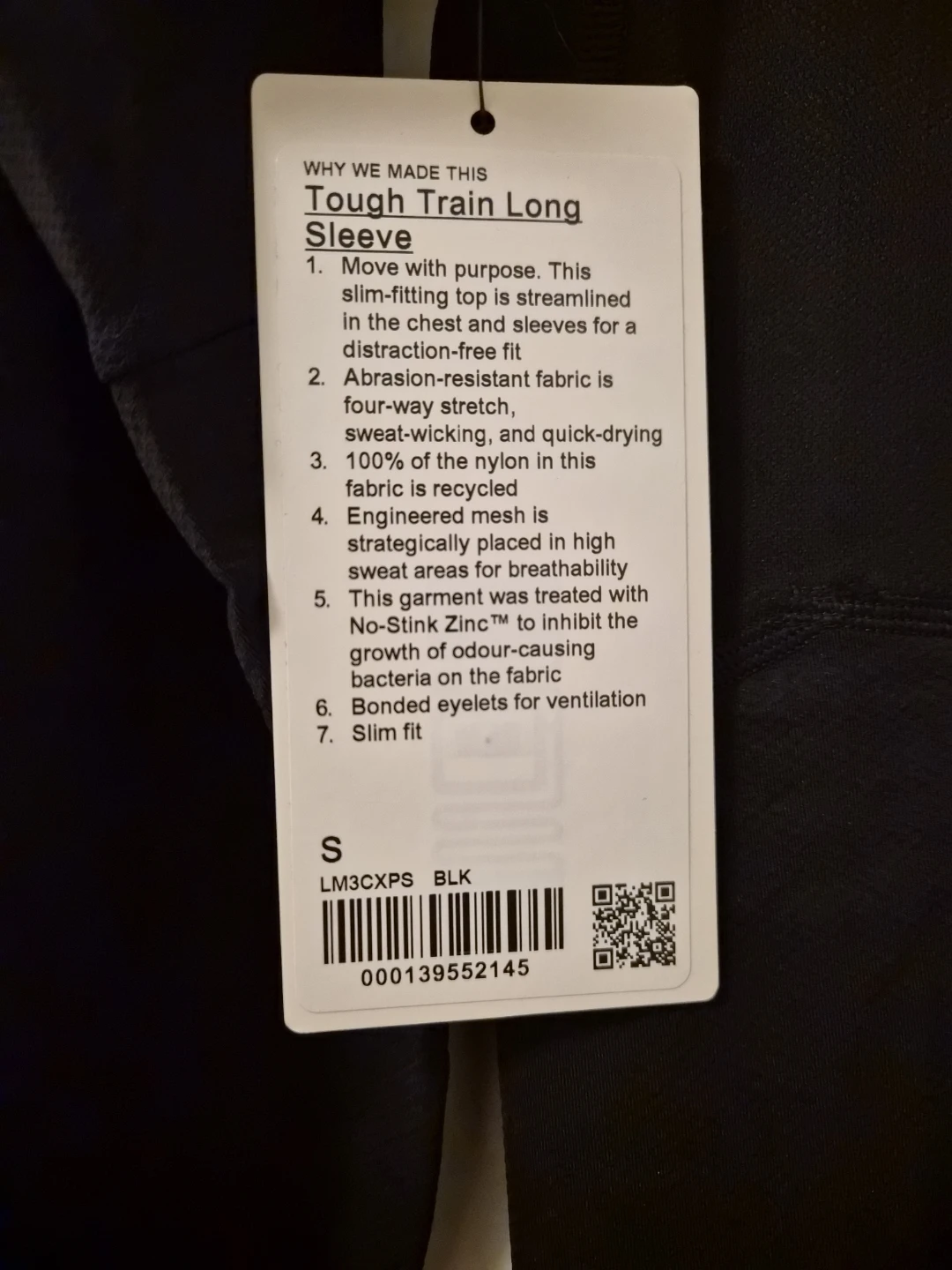 Lululemon Tough Train Long Sleeve - Size S - photo 3