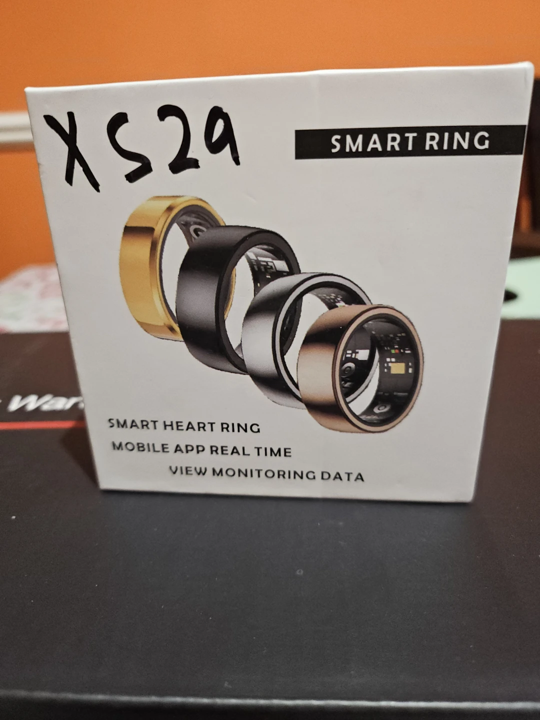 XS29 Smart Heart Ring - Size 8, Stainless Steel