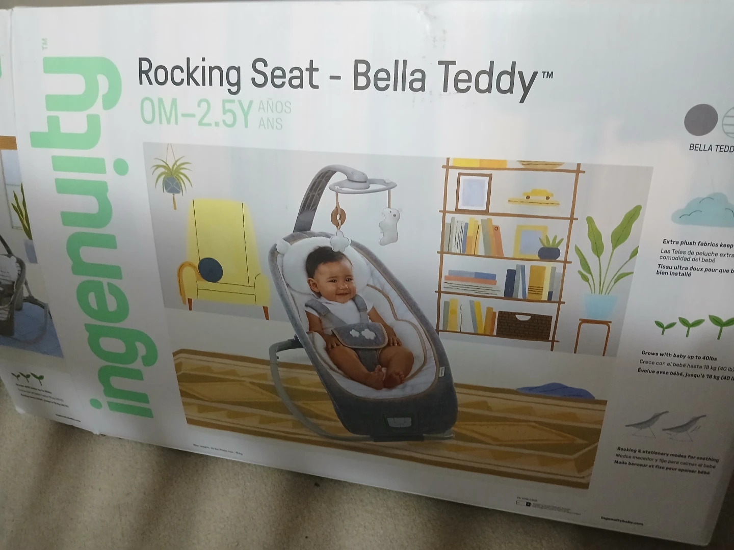 Ingenuity Rocking Seat - Bella Teddy - photo 3