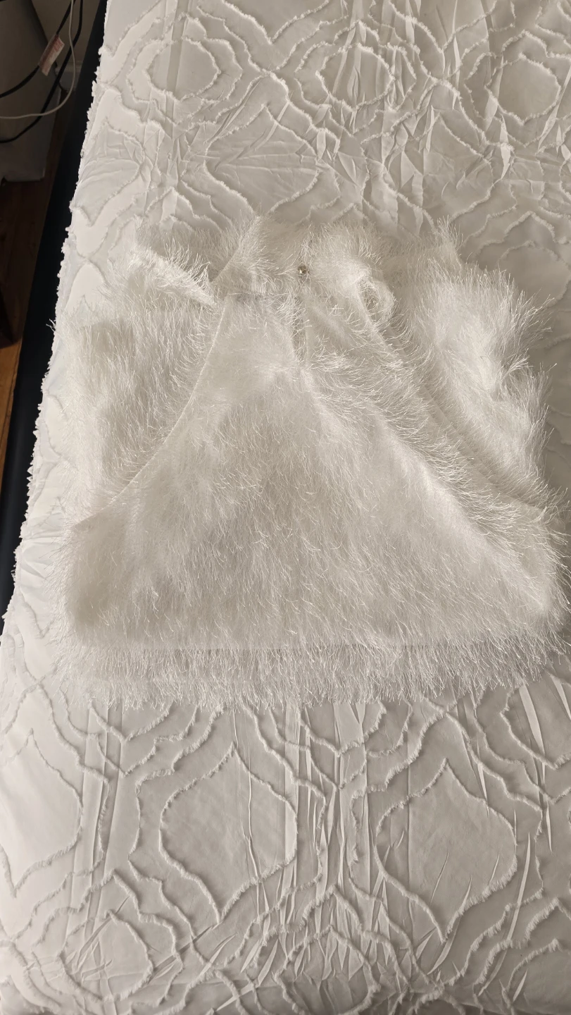 Fancy white dress (elegant) - photo 3